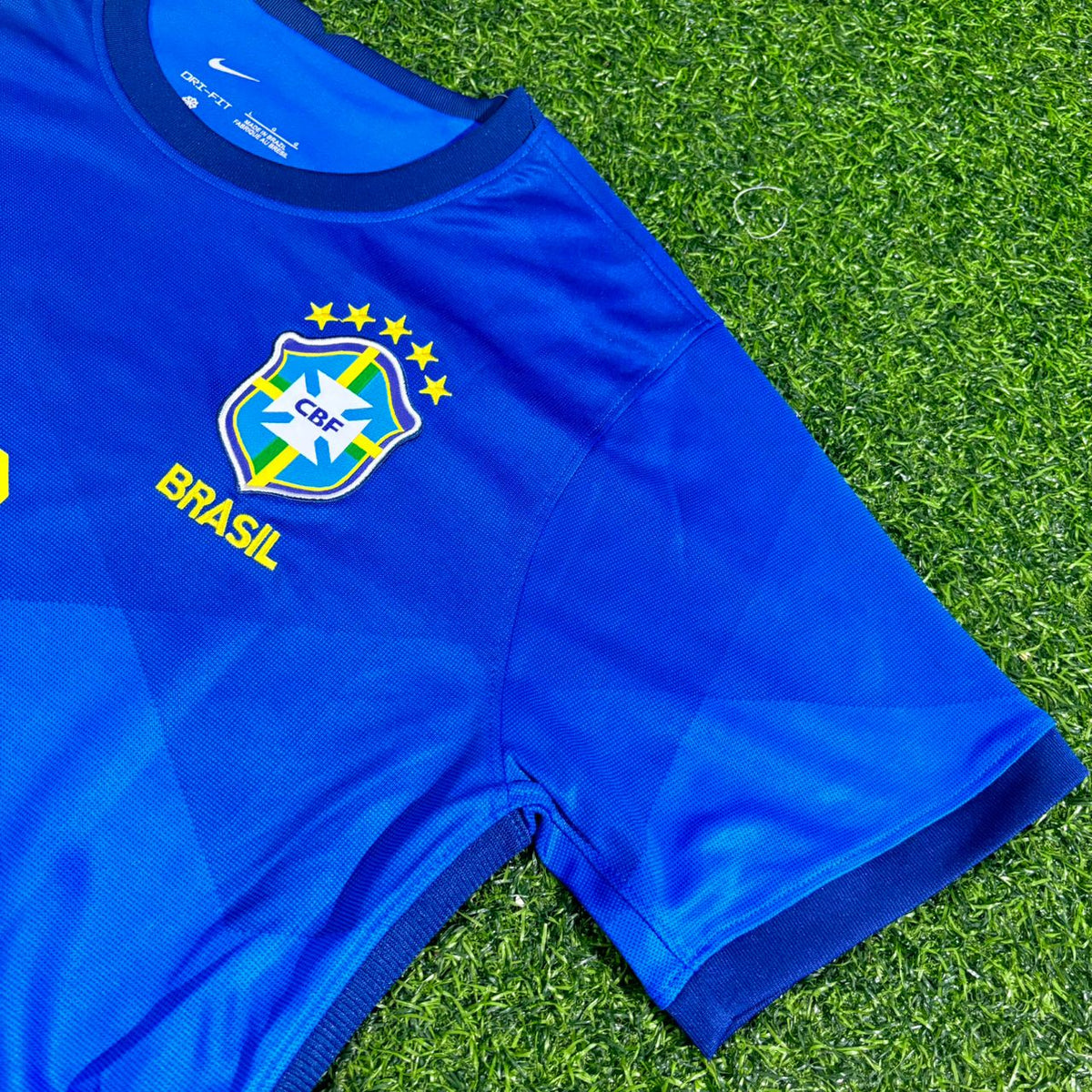 2021 Casemiro Brazil Copa America Blue Football Jersey – Detailed View