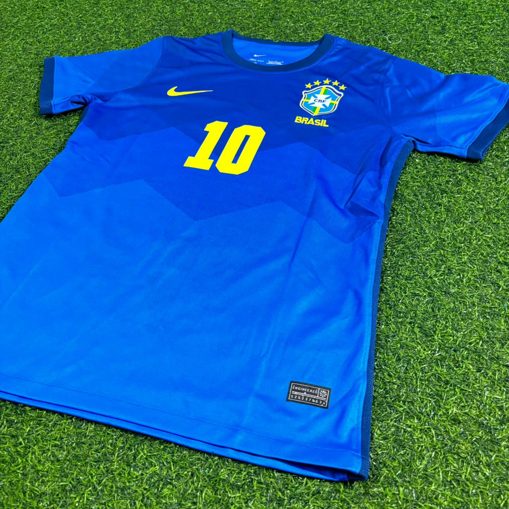Neymar Jr Brazil 2021 Copa America Blue Football Jersey – 4