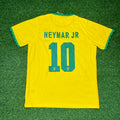Neymar Jr Brazil 2021 Copa America Home Football Jersey – Back View