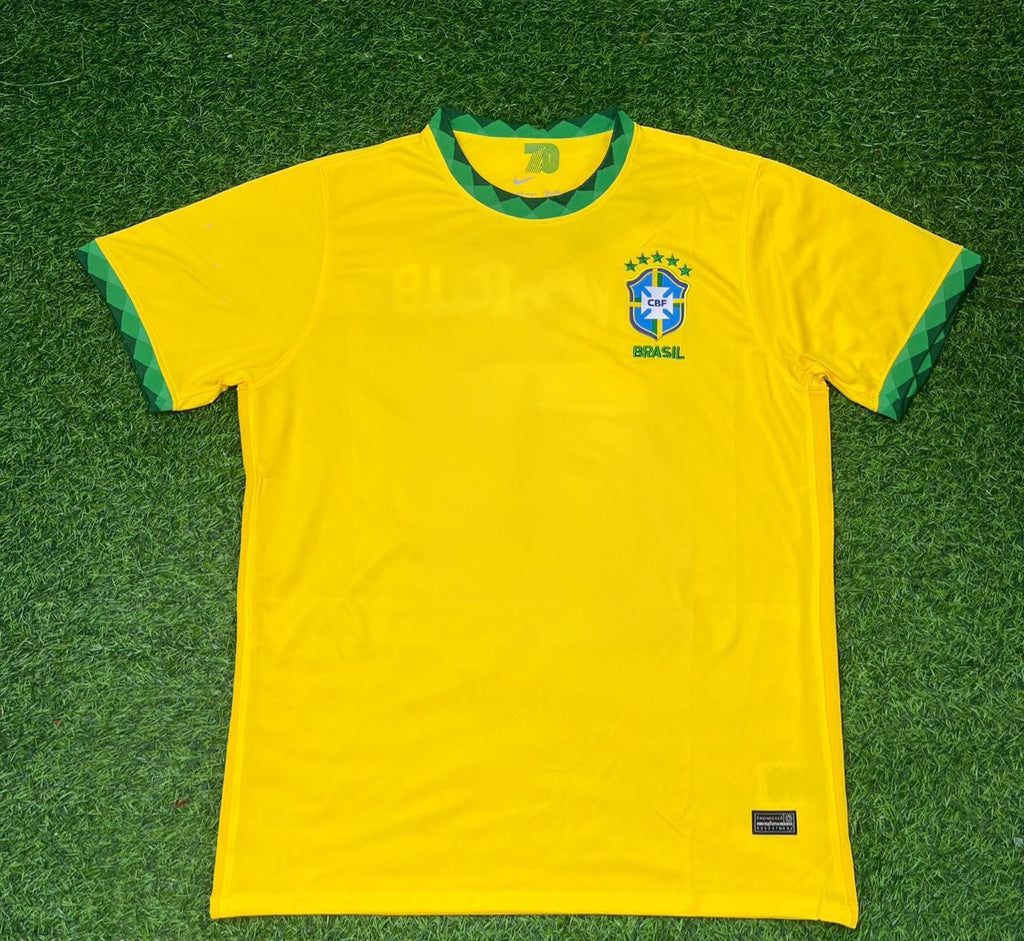 Brazil Retro Football Jersey – Back View