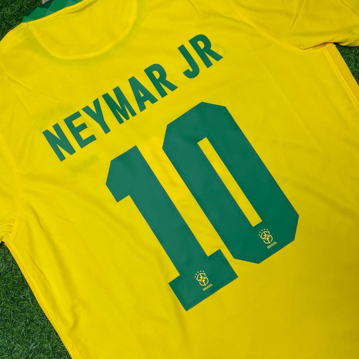 Neymar Jr Brazil 2021 Copa America Home Football Jersey – Detailed View