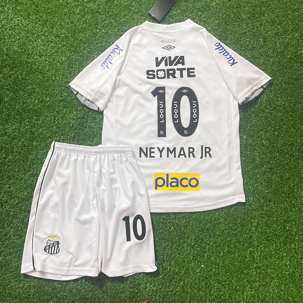 Neymar Jr Santos Kit Jersey – Back View