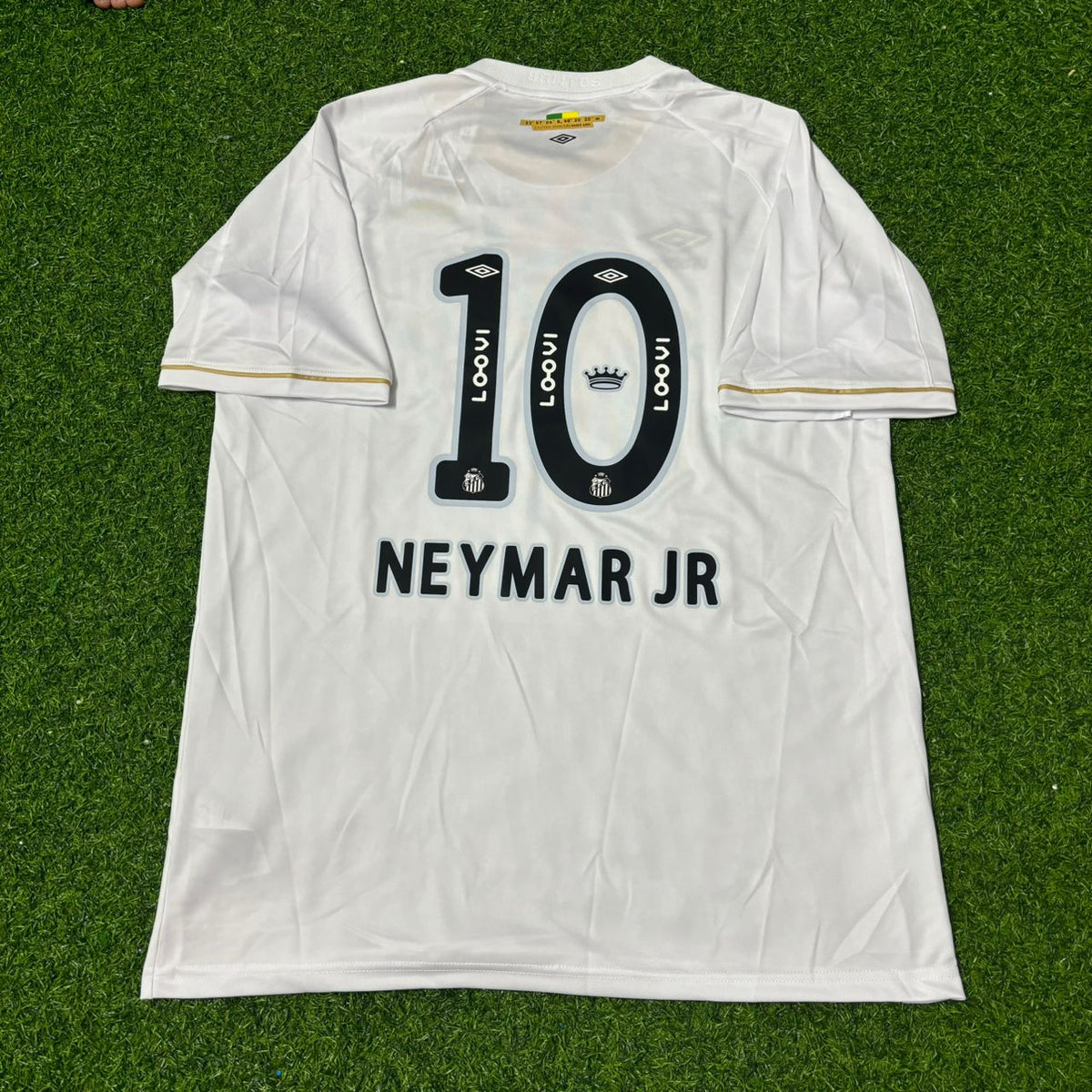 Neymar Jr Santos FC 2026-2027 New Season Football Jersey – Back View