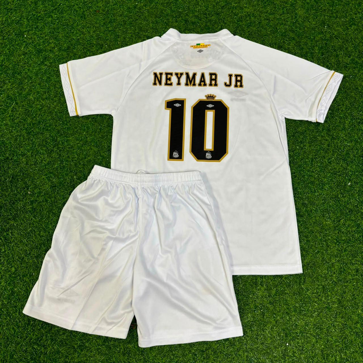 Neymar Jr Santos FC 2026-2027 New Season Kids Football Jersey – Back View