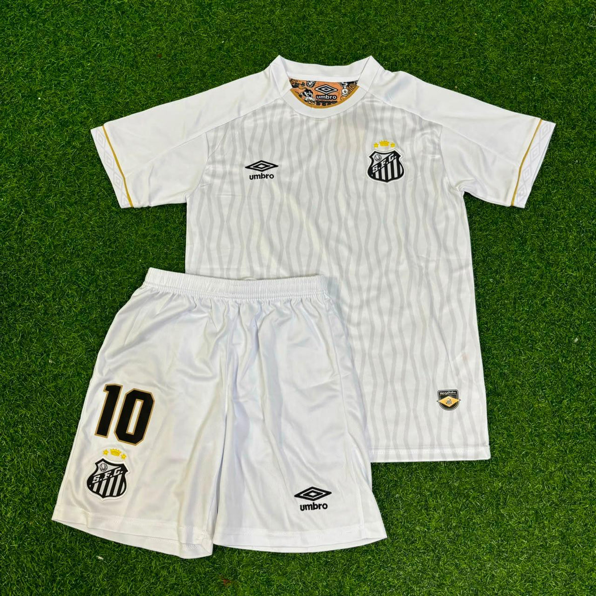 Neymar Jr Santos FC 2026-2027 New Season Kids Football Jersey – Front View