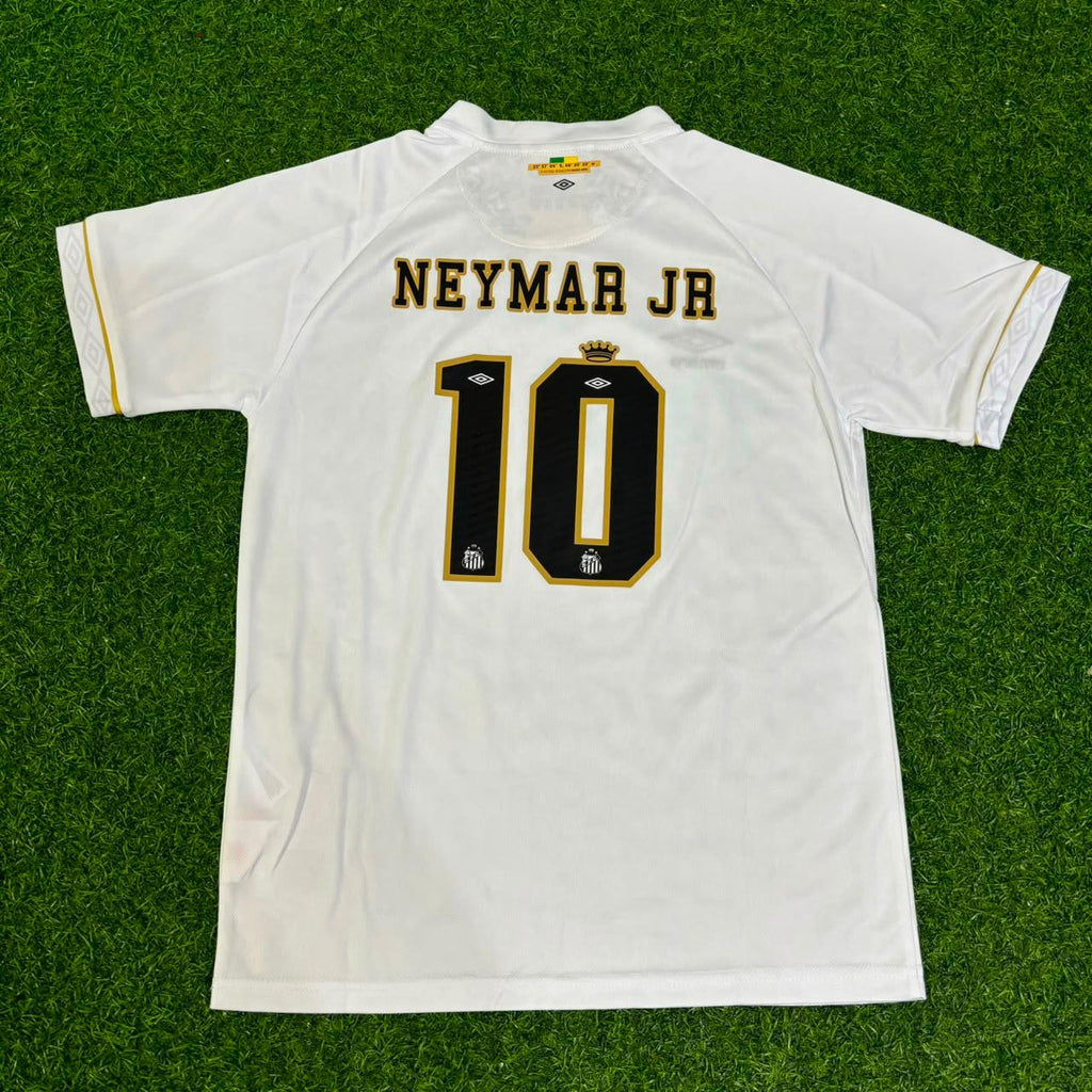 Neymar Jr Santos FC 2026-2027 New Season Kids Football Jersey – Detailed View