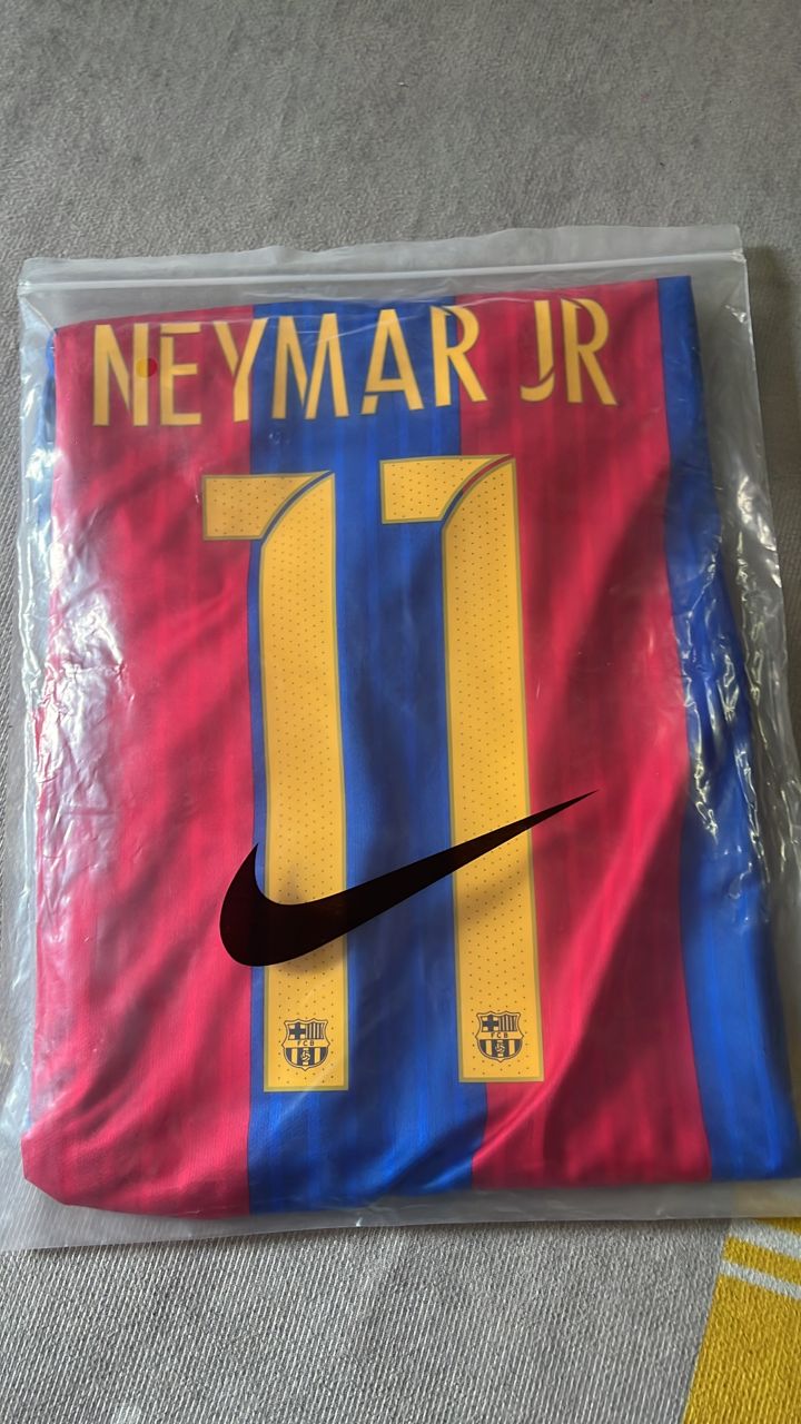 Neymar Jr 11 – FC Barcelona 2016/17 Home Retro Jersey – 5