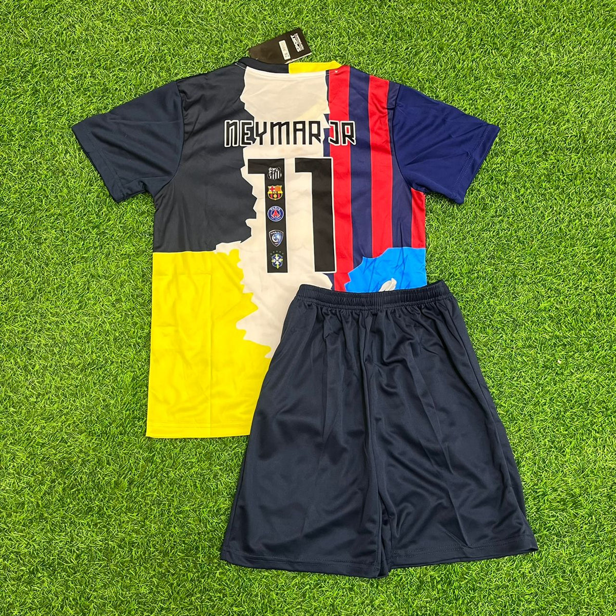 Neymar JR 11 Combo All Teams Special Kids Jersey KinderTrikot Enfant – Detailed View