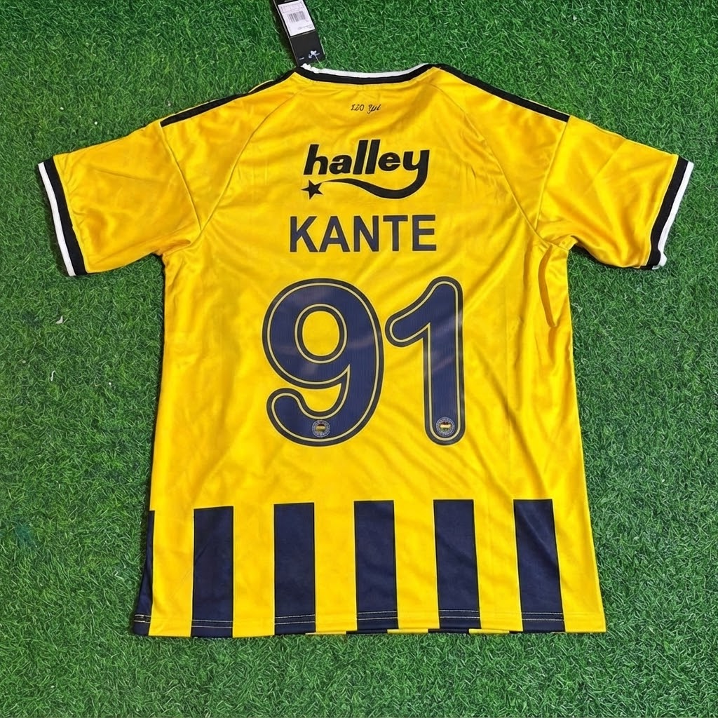 N’Golo Kante #91 Fenerbahçe 2027 New Season Football Jersey – Back View