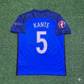 France Euro 2016 Home Retro Football Jersey – N’golo Kante #5 – Back View