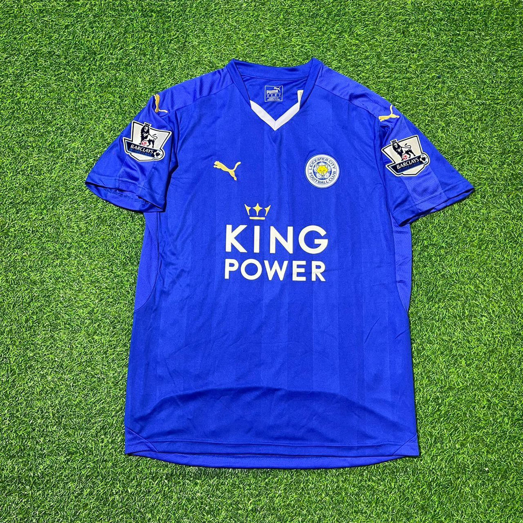 N’Golo Kanté Leicester City 2015/16 Premier League Retro Kit Jersey – Front View