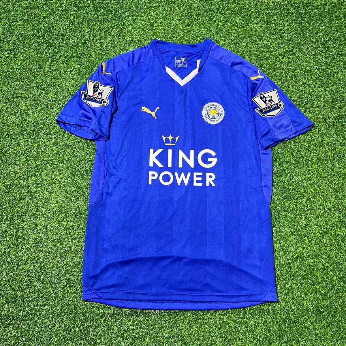N’Golo Kanté Leicester City 2015/16 Premier League Retro Kit Jersey – Front View