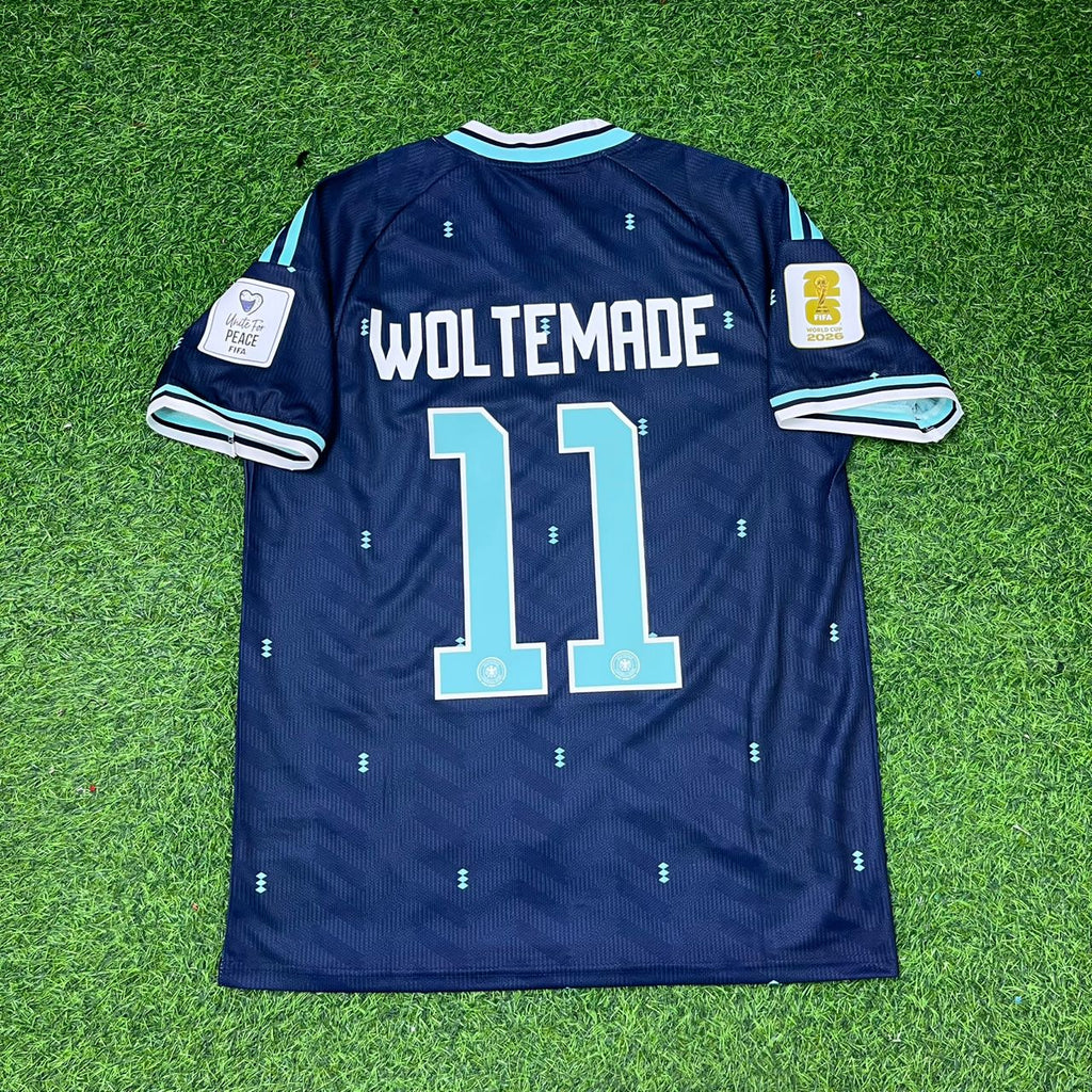 Germany 2026 World Cup Football Jersey – Nick Woltemade 11# – Back View