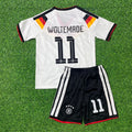 Germany 2026 World Cup Kids Home Football Jersey – Nick Woltemade – Back View
