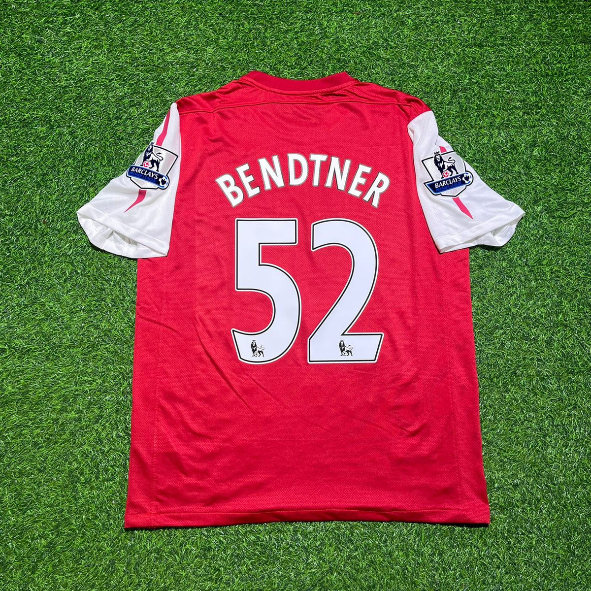 Arsenal 2010-2011 Retro Kit Jersey – Nicklas Bendtner LORD – Back View