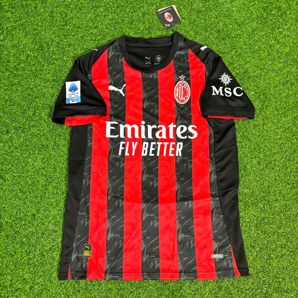 Ronaldinho Gaucho AC Milan Football Retro Legend Football Jersey – Front View