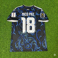 Argentina 2026 World Cup New Season Football Jersey – Nico Paz #18 – Back View