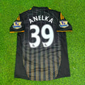 Chelsea 2010 2011 Away Retro Black Orange Football Jersey – Nicolas Anelka #39 – Back View