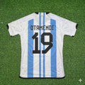 Argentina 2022 Qatar World Cup Champion Home Jersey – Nicolás Otamendi 19- – Back View