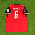 Austria 2026 World Cup Kit Jersey – Nicolas Seiwald 6- – Back View