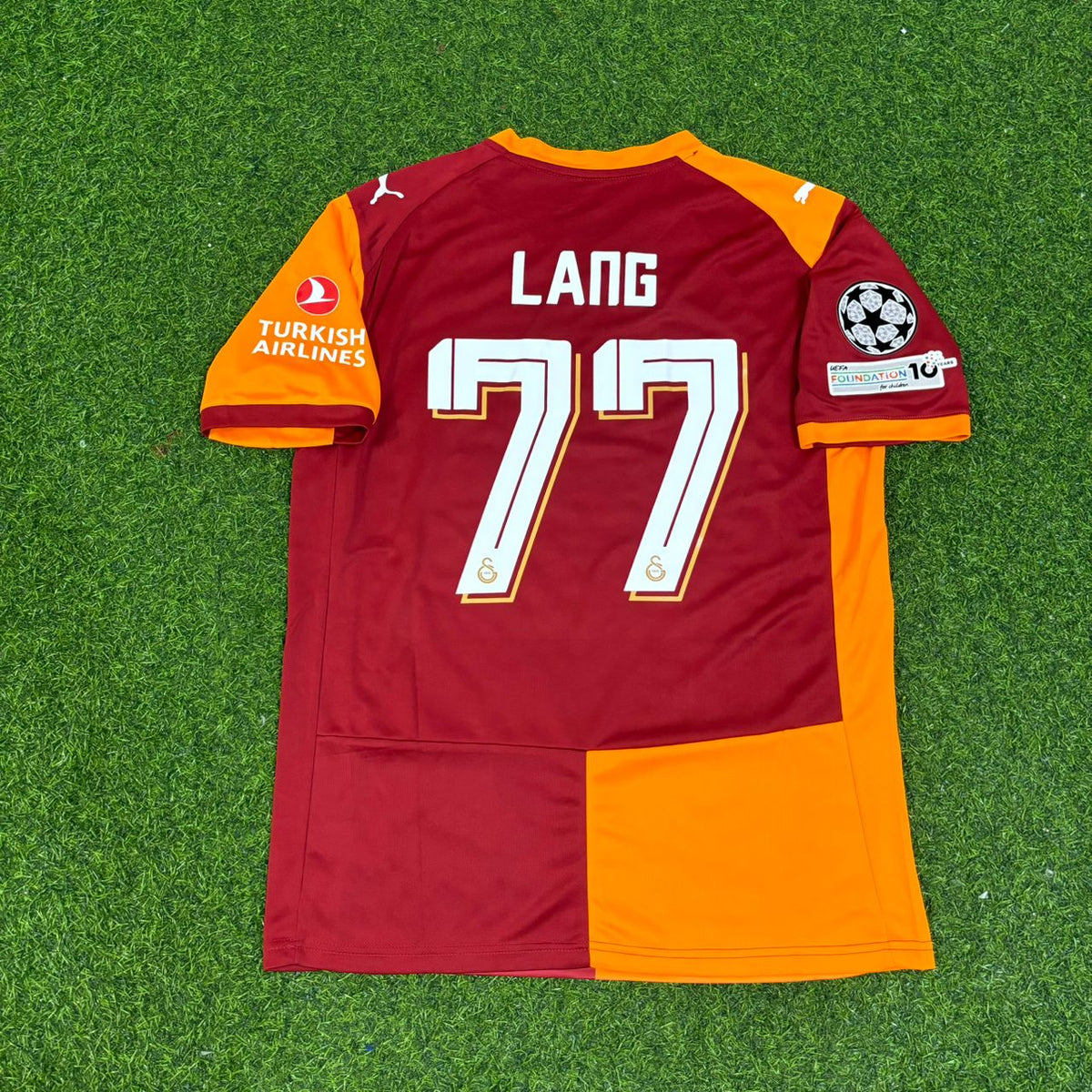 Galatasaray 2026 Champions League Home New Season Football Jersey – NOA LANG – Back View