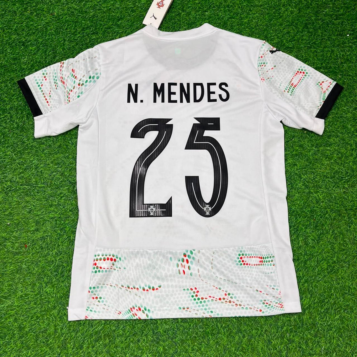 Nuno Mendes Portugal 2026 World Cup Football Jersey – Back View