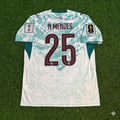 Nuno Mendes Portugal 2026 World Cup White Away Football Jersey – Back View