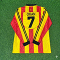 1999/00 Okan Buruk Galatasaray Long Sleeve Retro Football Jersey – Back View
