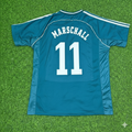 Germany 1998 World Cup Away Retro Football Jersey – Olaf Marschall – Back View