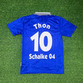 1996/97 Olaf Thon Schalke 04 Heim Retro Fußballtrikot Jersey – Back View
