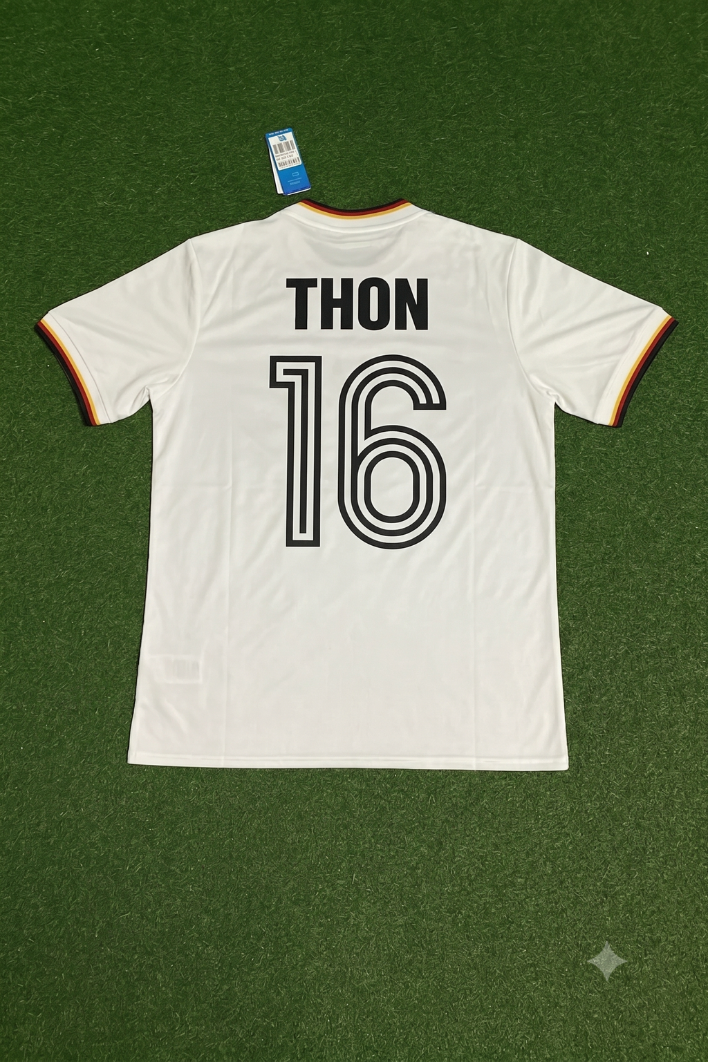 1986 Germany World Cup Olaf Thon Retro Football Jersey – Back View