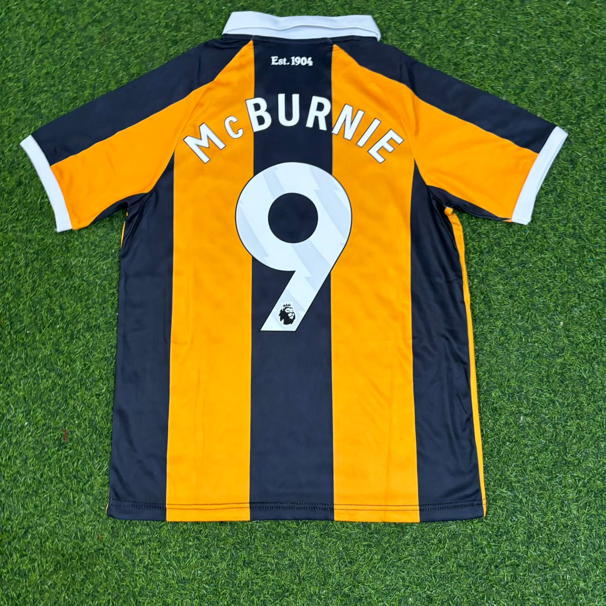 Oli McBurnie Hull City 2026/2027 New Season Home Football Jersey , – Back View