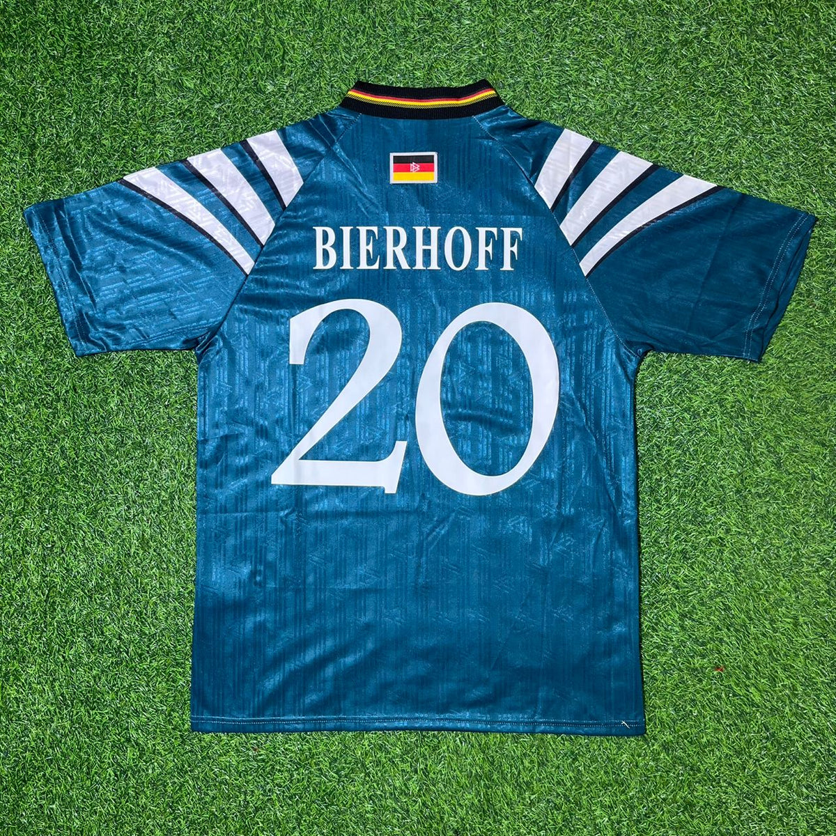 Germany Deutschland EM 1996 Finale Retro – Oliver Bierhoff #20 – Back View