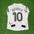 Germany 2006 World Cup Long Sleeve White Football Jersey – Oliver Neuville – Back View