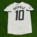 Germany Deutschland 2002 World Cup Japan Korea White Retro Jersey – Oliver Neuville – Back View