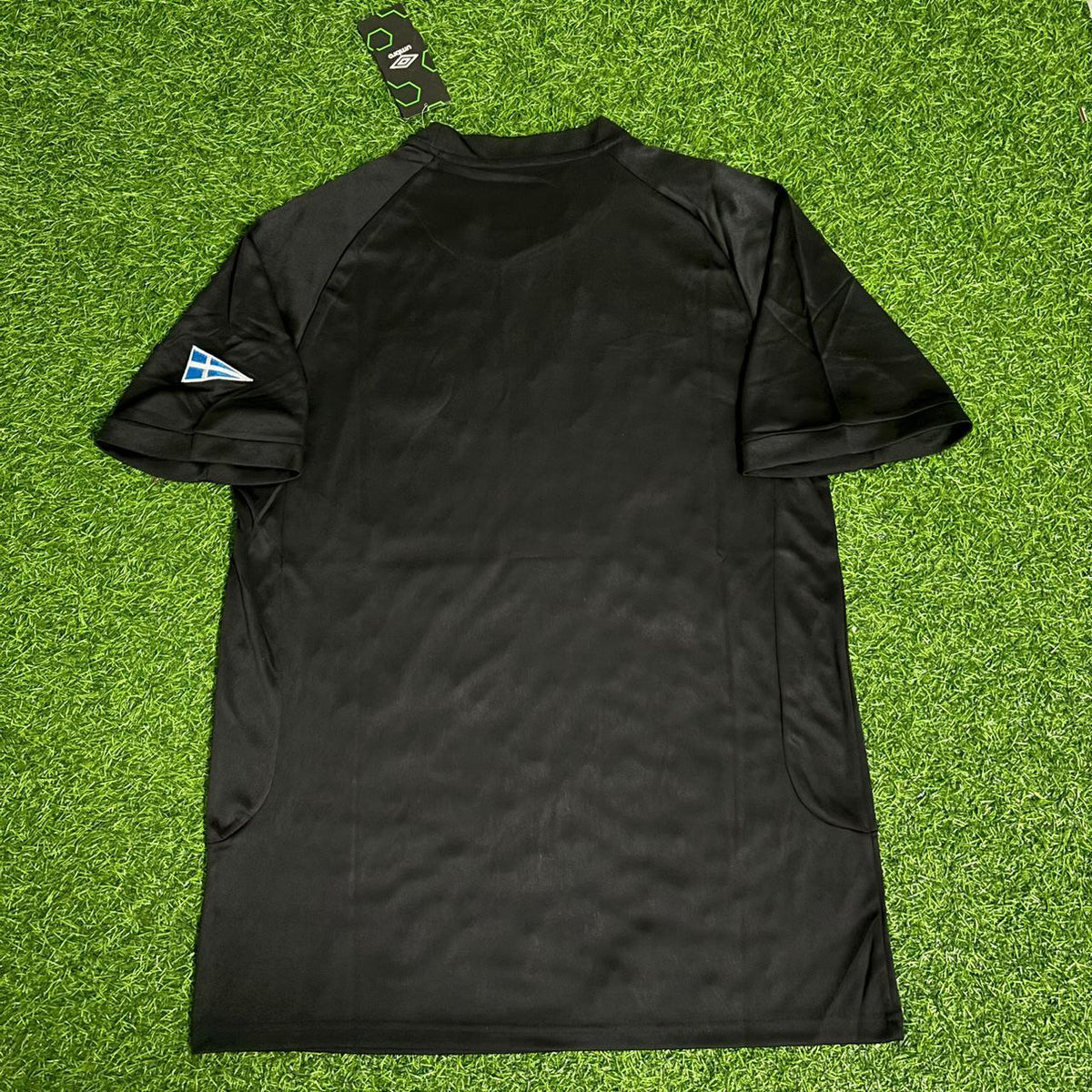 2004/05 Olympiacos Black Home Retro Football Jersey – Front View