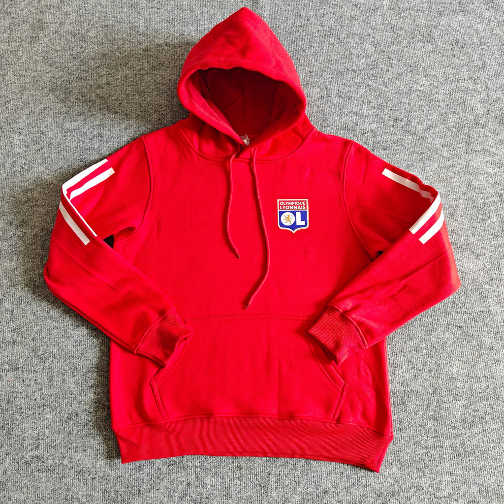 Olympique Lyonnais- Hoodie Winter Fleece- Football Kapuzenpullover Paradise Edition – 6