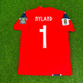Ørjan Nyland Norway Goalkeeper 2026 World Cup Home Football Jersey – Back View