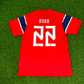 Oscar Bobb #22 Norway 2026 World Cup Home Football Jersey – Back View