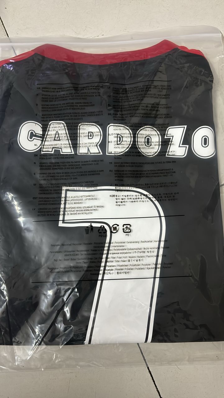 Oscar Cardozo #7 – Benfica 2009/2010 Away Black Retro Kit Jersey – 5