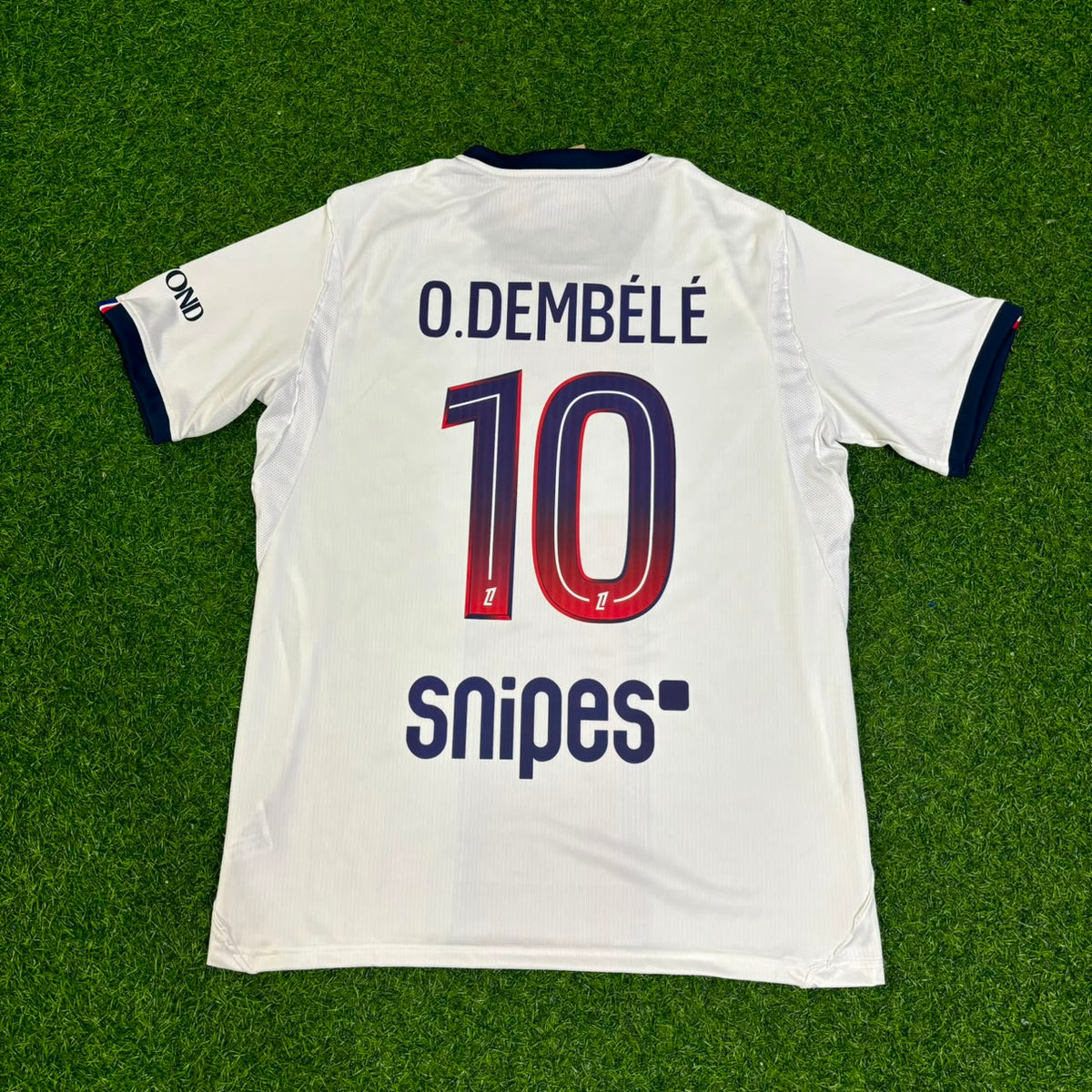 Ousmane Dembélé #10 Football Jersey – Back View