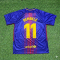 Barcelona 2017/2018 Season Football Jersey – Ousmane Dembele 11- – Back View