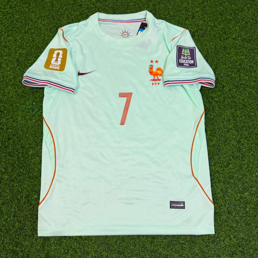 Ousmane Dembélé #7 France 2026 World Cup Kids Away Football Jersey – 4