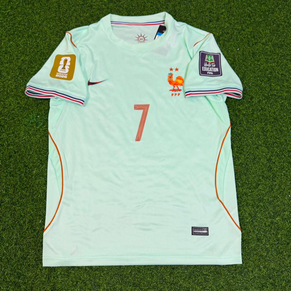 Ousmane Dembélé #7 France 2026 World Cup Kids Away Football Jersey – 4