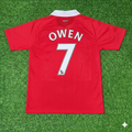 2010/11 Michael Owen Manchester United Retro Home Football Jersey – Back View