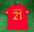 Mikel Oyarzabal - Spain Commemorative Retro Kit Jersey – | | – Back View