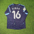 Argentina 2006 World Cup Long Sleeve Retro Football Jersey – Pablo Aimar – Back View
