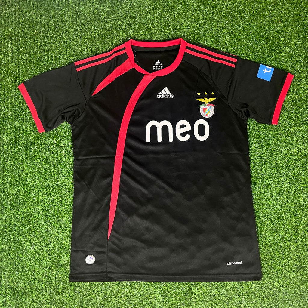 Pablo Aimar 10 – Benfica 2009/2010 Away Black Retro Kit Jersey – 7