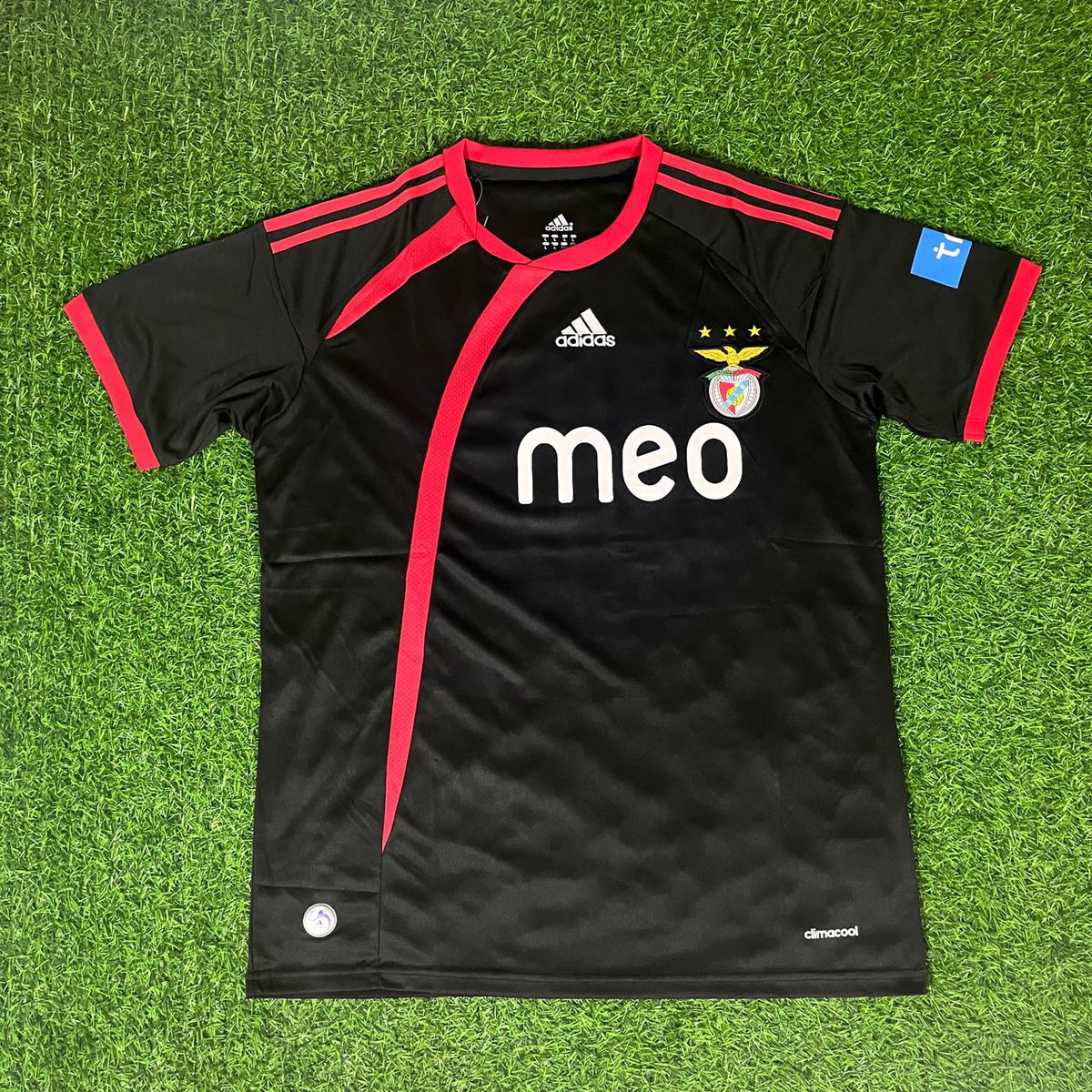 Pablo Aimar 10 – Benfica 2009/2010 Away Black Retro Kit Jersey – 7