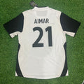 Pablo Aimar Valencia 2004 UEFA Cup Final Retro Football Jersey – Back View